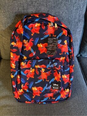 Loungefly Disney Aladdin Iago Parrot Print Backpack